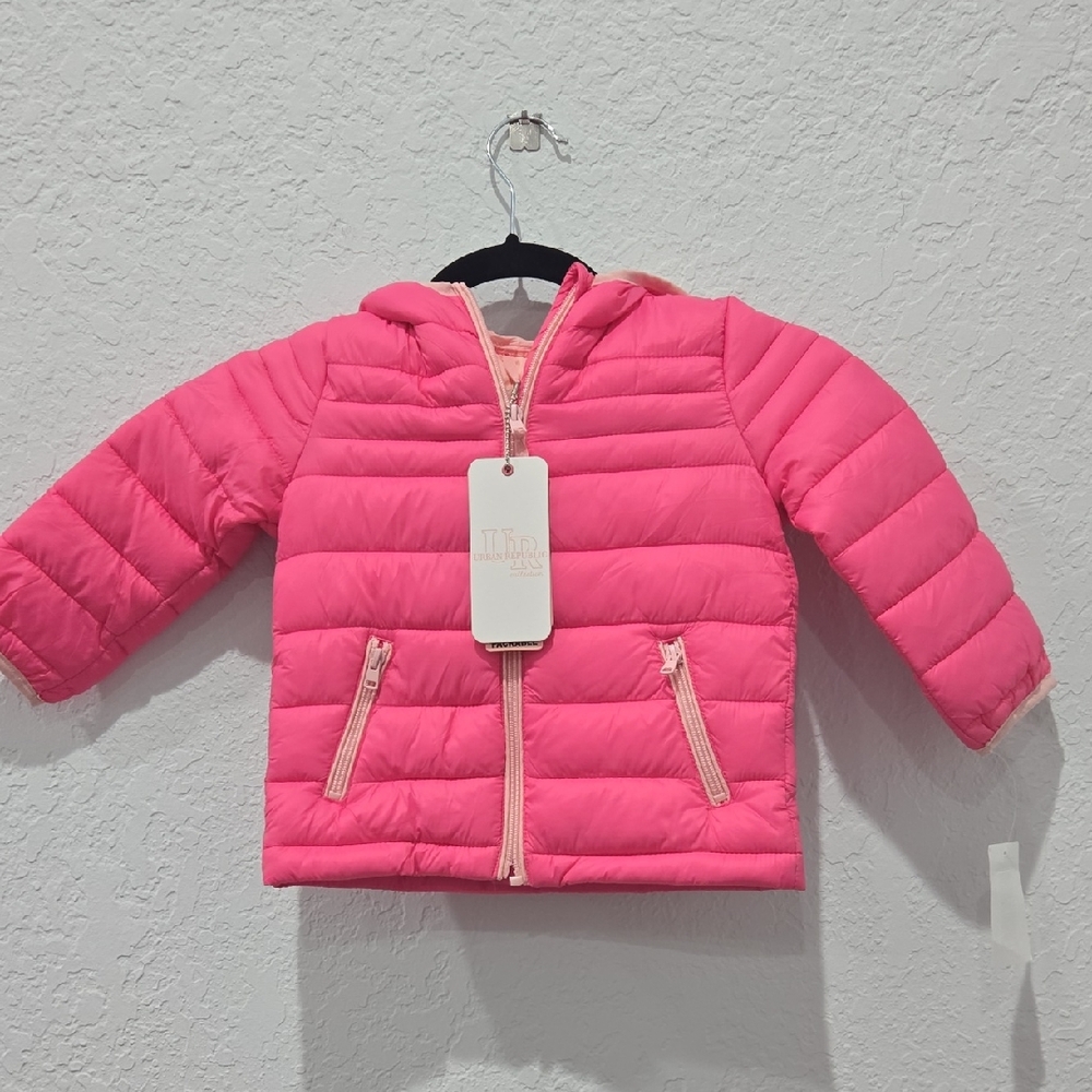 Urban Republic Vibrant Pink Puffer‎ Jacket